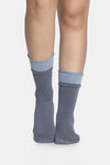 Zivame Calf Length Socks - Dark Grey — thumbnail 1